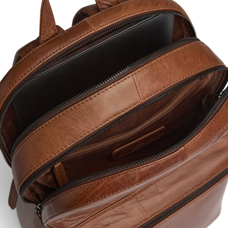 Tyler & Co Rygsæk Eugene Cognac 3