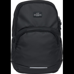 Beckmann Skoletaske Sport Jr Bl. Coated Sort/Sort