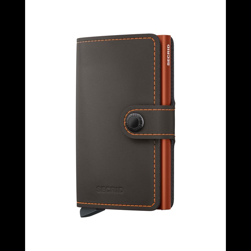 Secrid Kortholder Mini wallet Orange brun 1