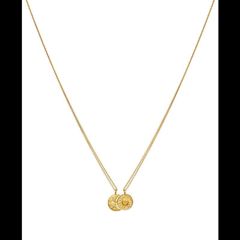 Maanesten Halsband Friendship Guld 2