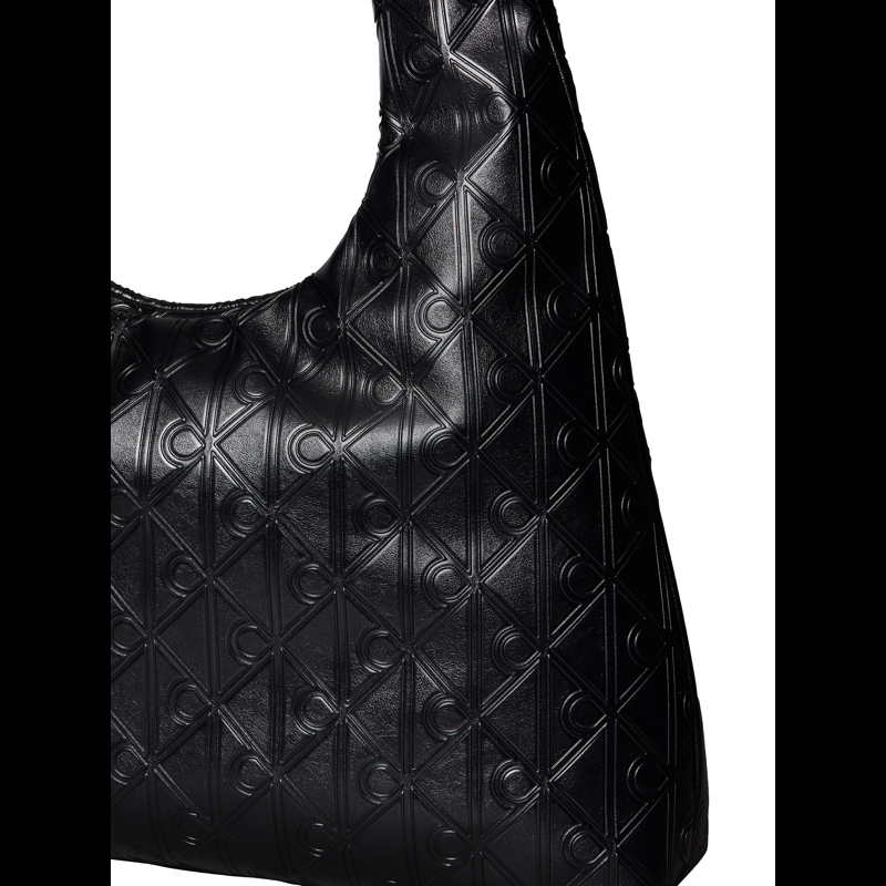Calvin Klein Handväska Puffer Emblem Svart 5