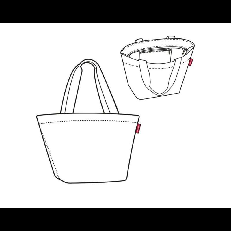 Reisenthel Shopper M Sort/Hvid 3