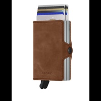 Secrid Kortholder Twinwallet Cognac/sølv 1