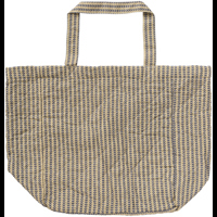 Ib Laursen Shopper Quiltet Beige/blå 1