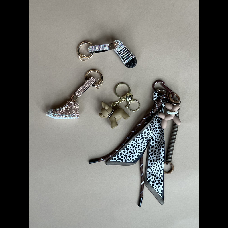 Conmé Bag charm glitter sko Lyserød 2