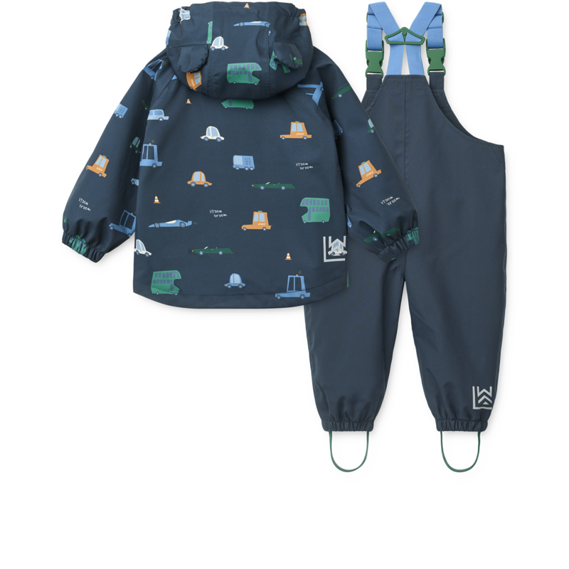 LIEWOOD Regnkläder Manu Blå/Mönster 2 år, 92 cm 3
