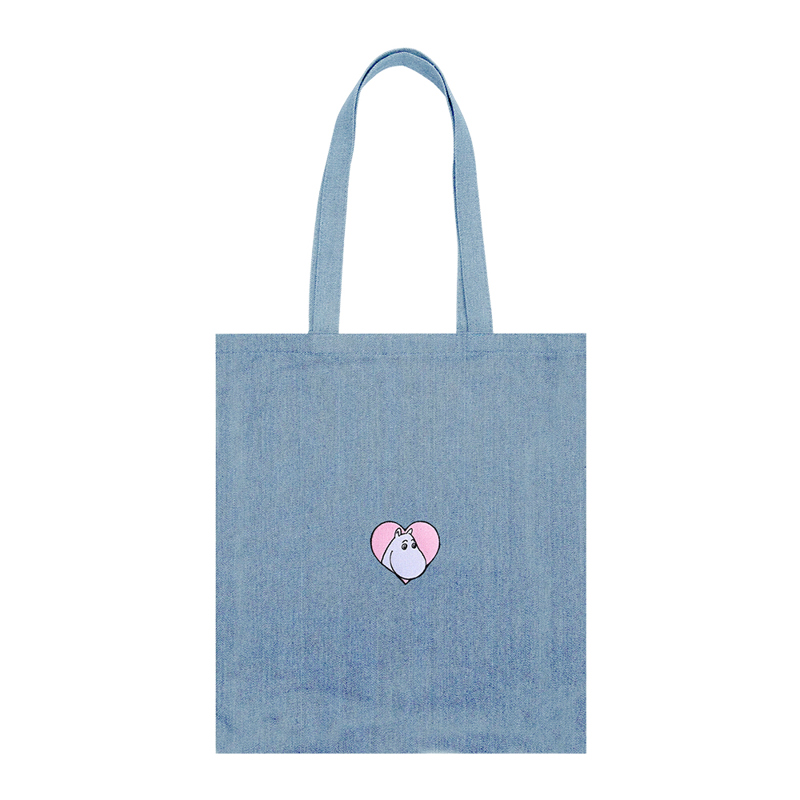 Nordic Buddies Tote Bag Mumintroll Denim Blå/Ljusblå 1