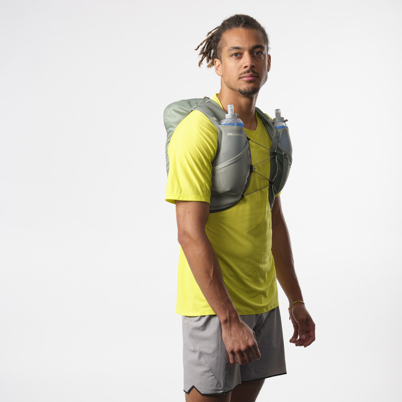 Salomon Löparväst Active Skin 8 L. Grön Str XS 4
