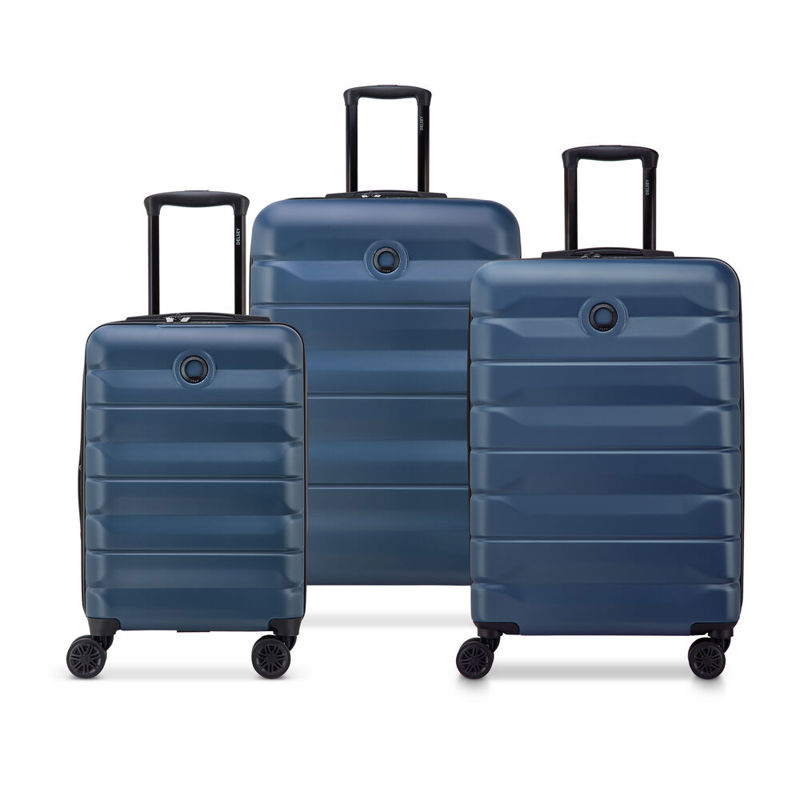 Delsey Kuffertsæt Air Armour Blå Grå 77 Cm
