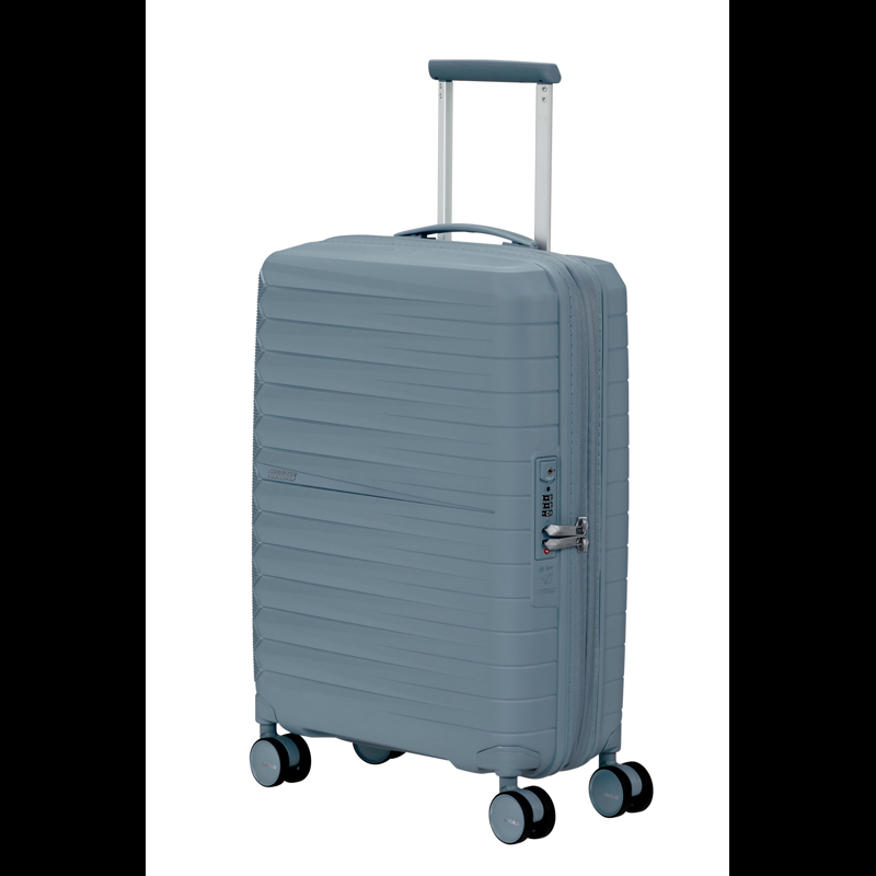 American Tourister Resväska Fastforward Ljusblå 55 Cm 2