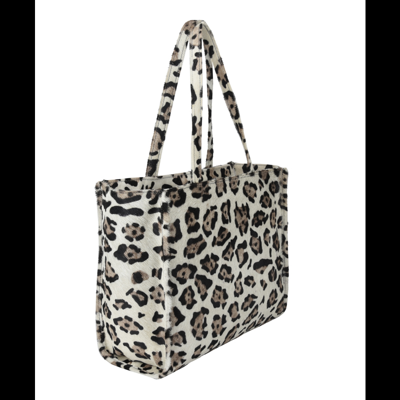 Adax Shopper Grace Molino Grå/leopard 2