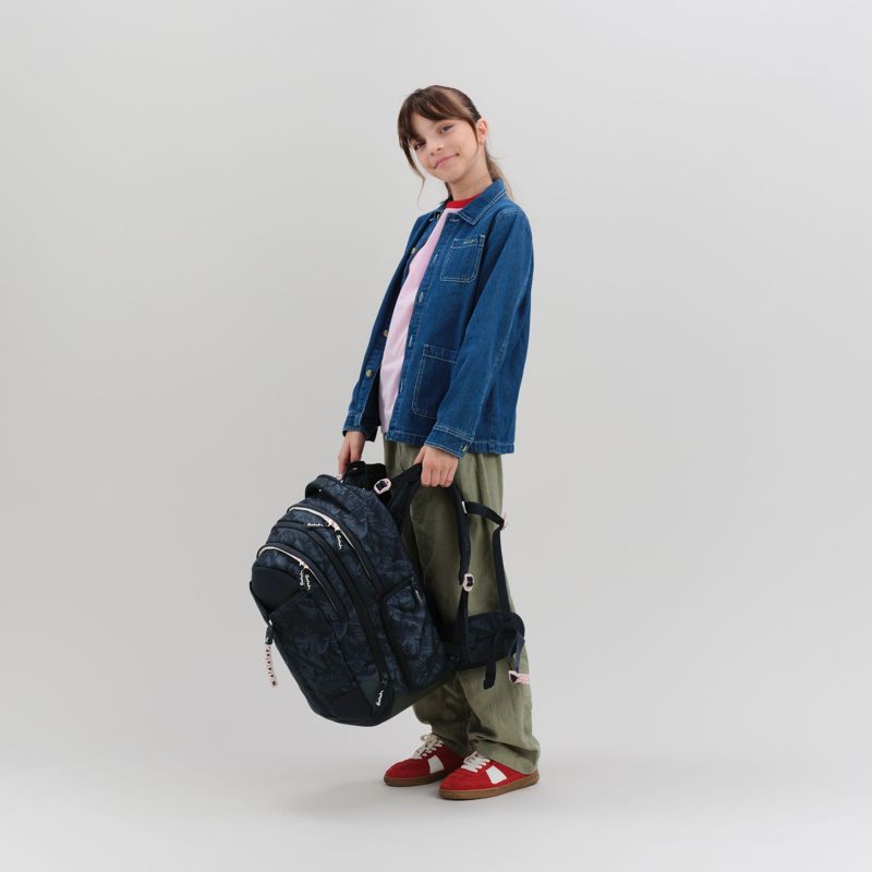 Satch Skoletaske Match Midnight Jun. Sort/pink 2