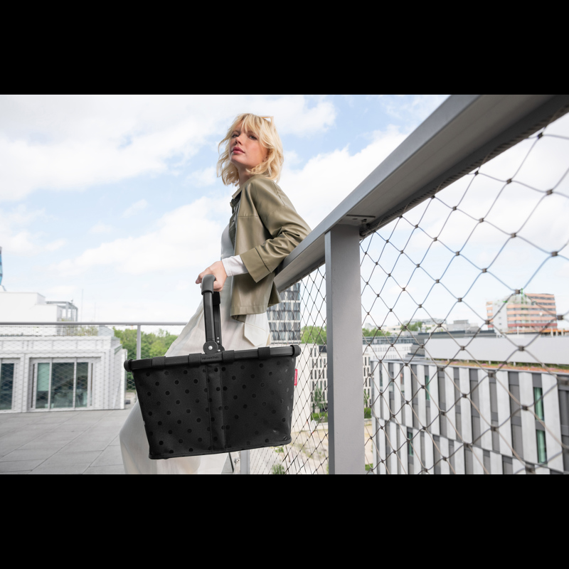 Reisenthel Shoppingkorg Carrybag Svart mönster 2
