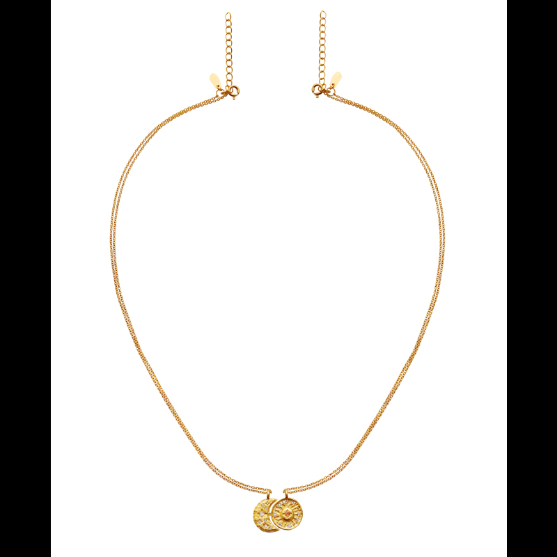 Maanesten Halsband Friendship Guld 1