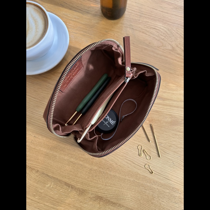 Conmé Organizer Craft Small Cognac 2
