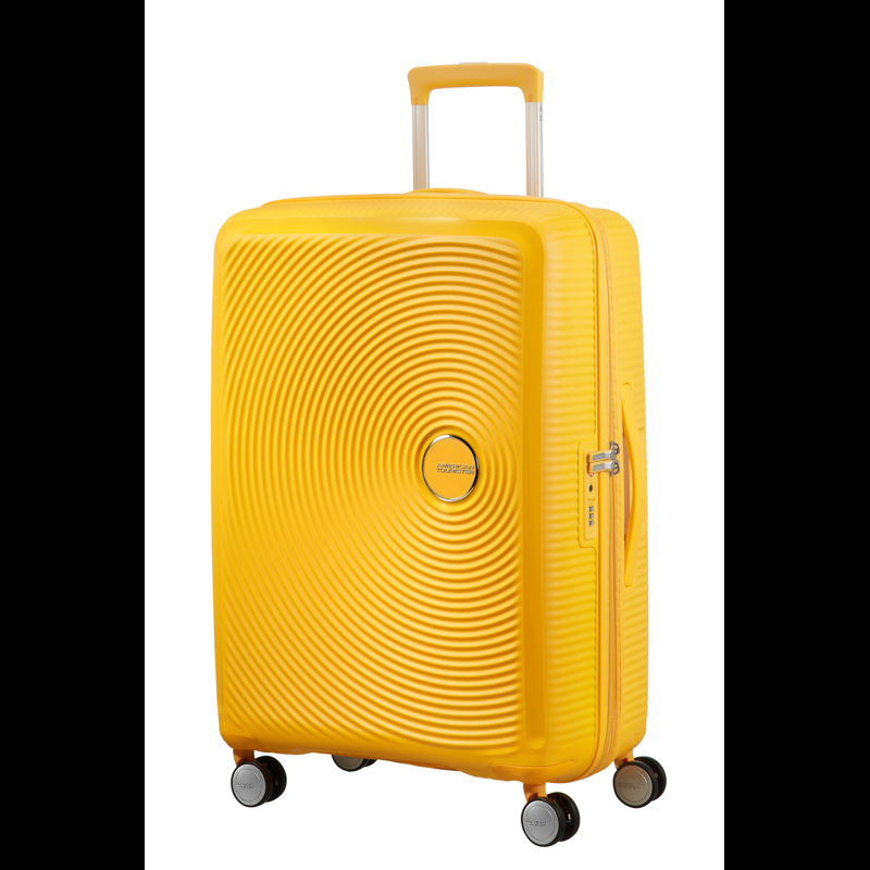 American Tourister Resväska Soundbox Gul 67 Cm 2