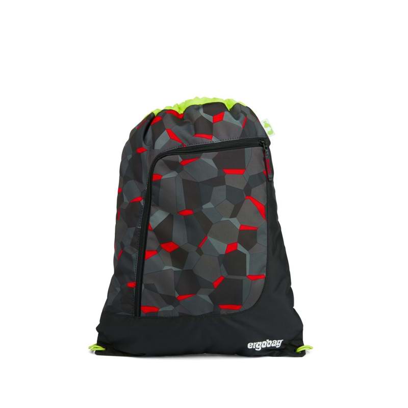 Ergobag Gymnastikpåse Prime TaekBeardo Svart med mönster 1