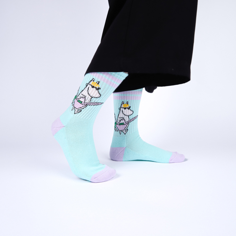 Nordic Buddies Damstrumpor Mumin Retro Turkos Str. 38-42 2