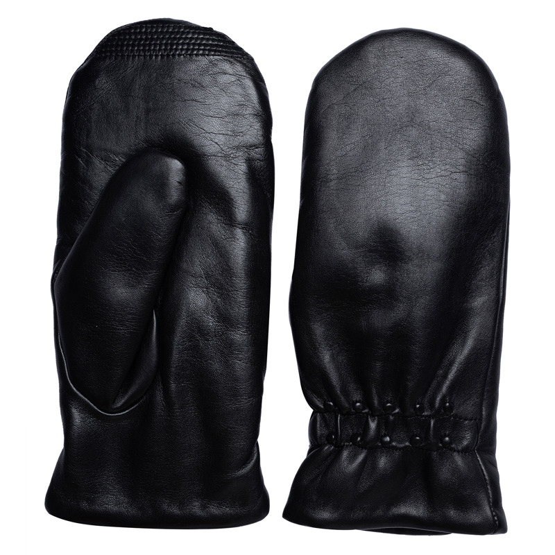 RE:DESIGNED Damhandske Lara Mitten Wool Svart Str S 3