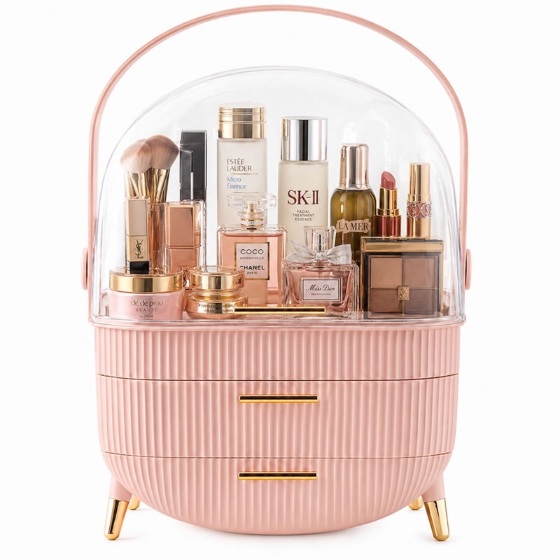 UNIQ Organizer makeup boks retro Lyserød 6