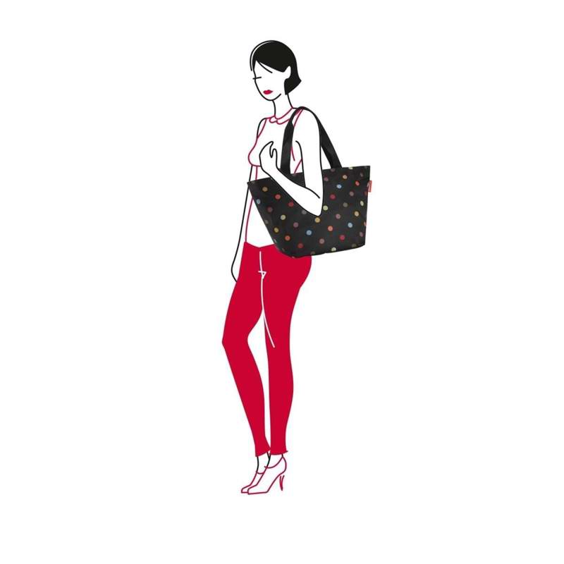 Reisenthel Shopper M Sort/prikker 3