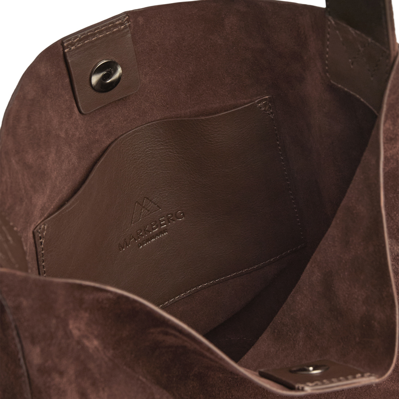 MARKBERG Shopper ShelbyMBG Suede M. Brun 15" 4