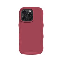 Holdit Mobilcover Wavy Rød iPhone 14 Pro 1