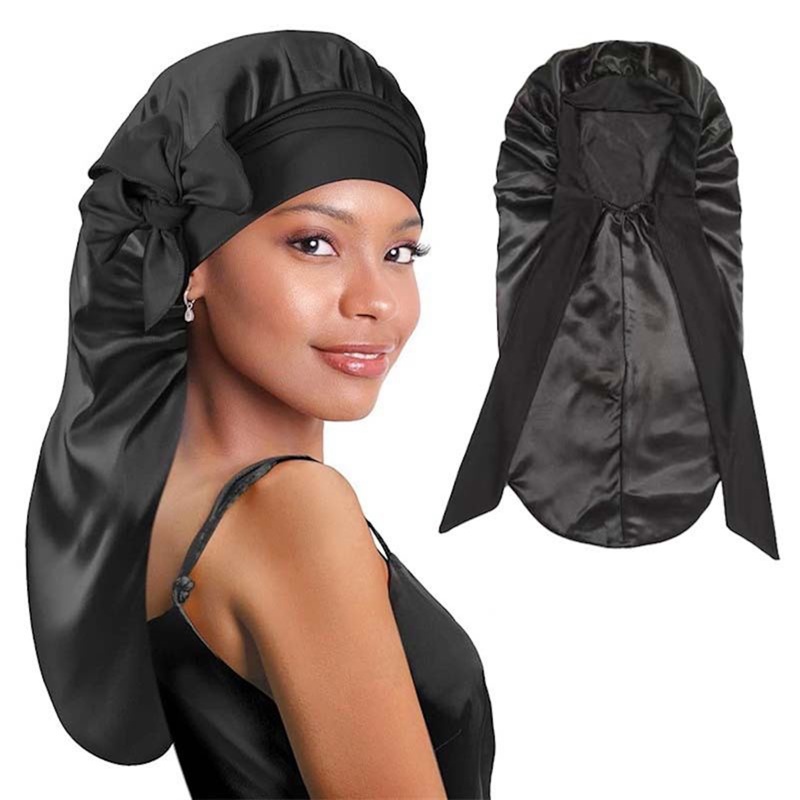 SOHO Bonnet Satin Kayin Sort 2