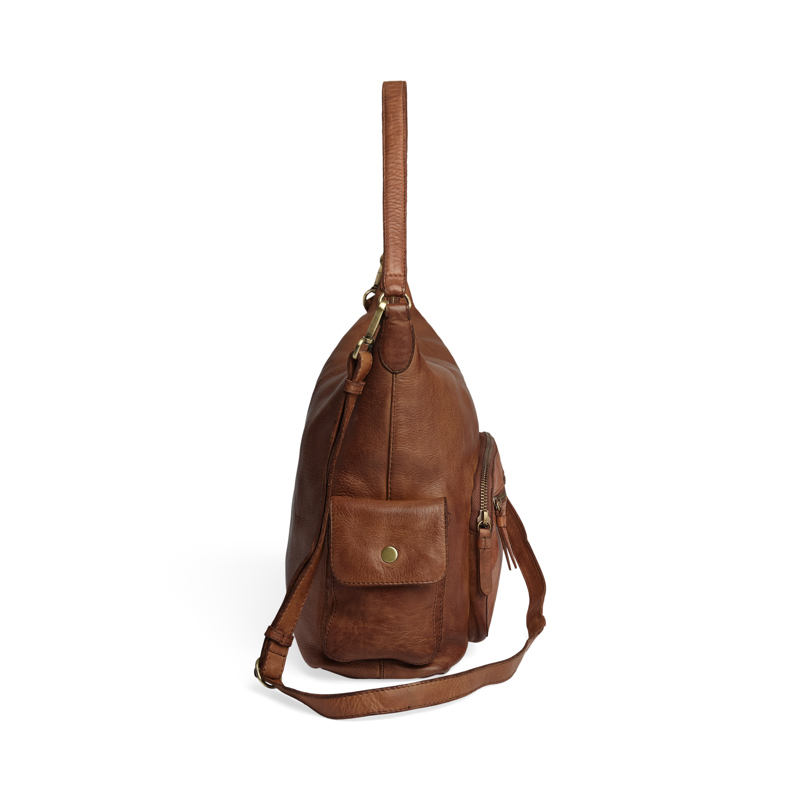Aura Skuldertaske Cyra Cognac 3