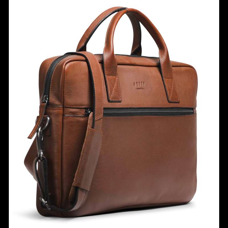 Still Nordic Computertaske Clean Cognac/brun 15" 2