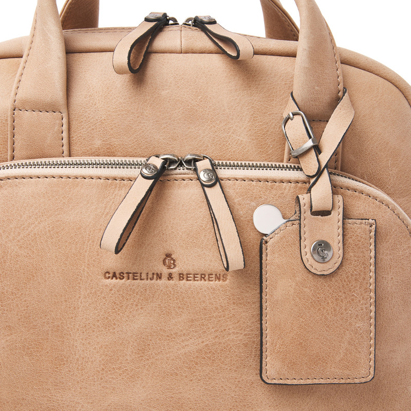 Castelijn & Beerens Rygsæk Beige 15" 4
