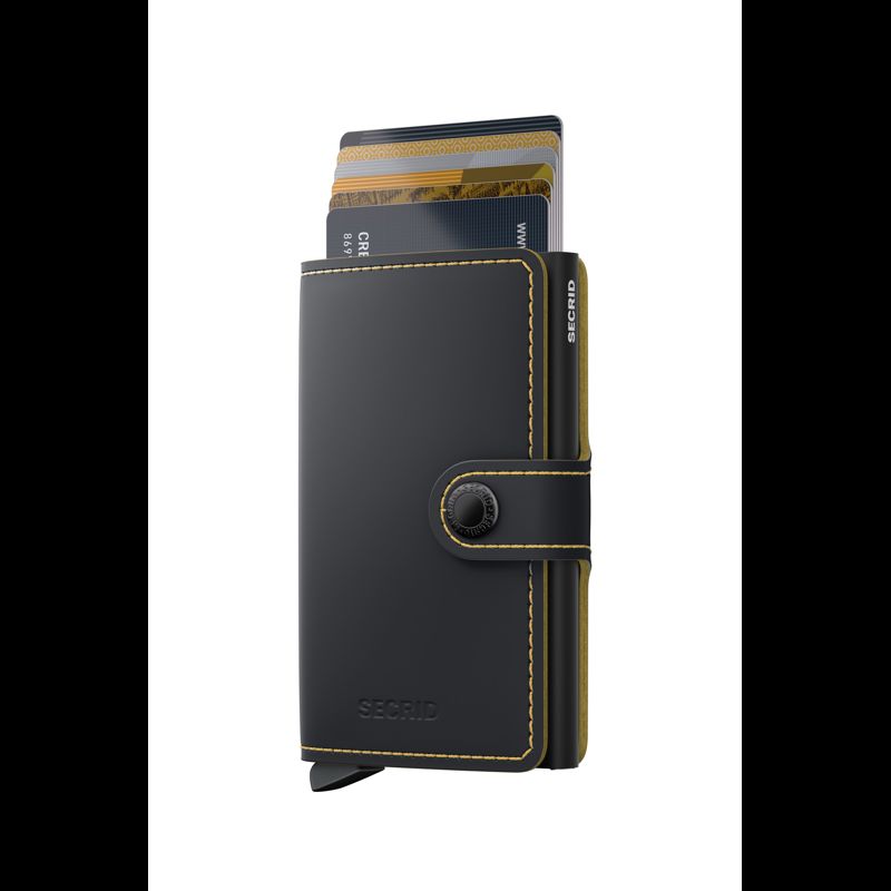 Secrid Kortholder Mini wallet Sort/Gul 3