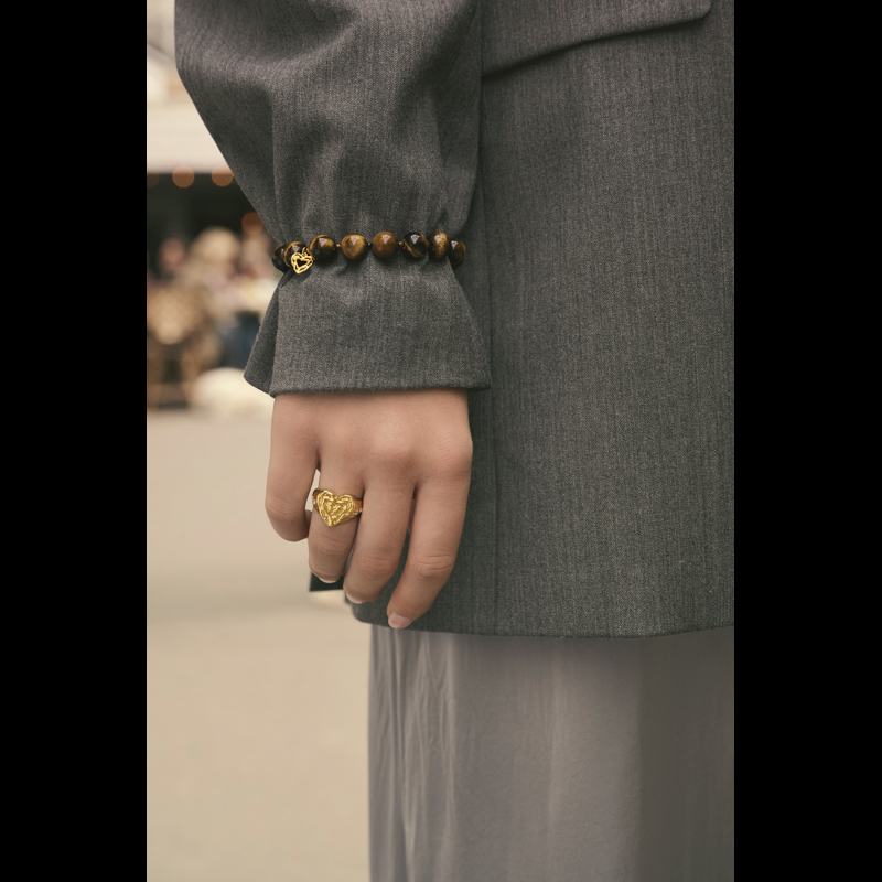 Maanesten Ring Milana Guld Str. 51 2
