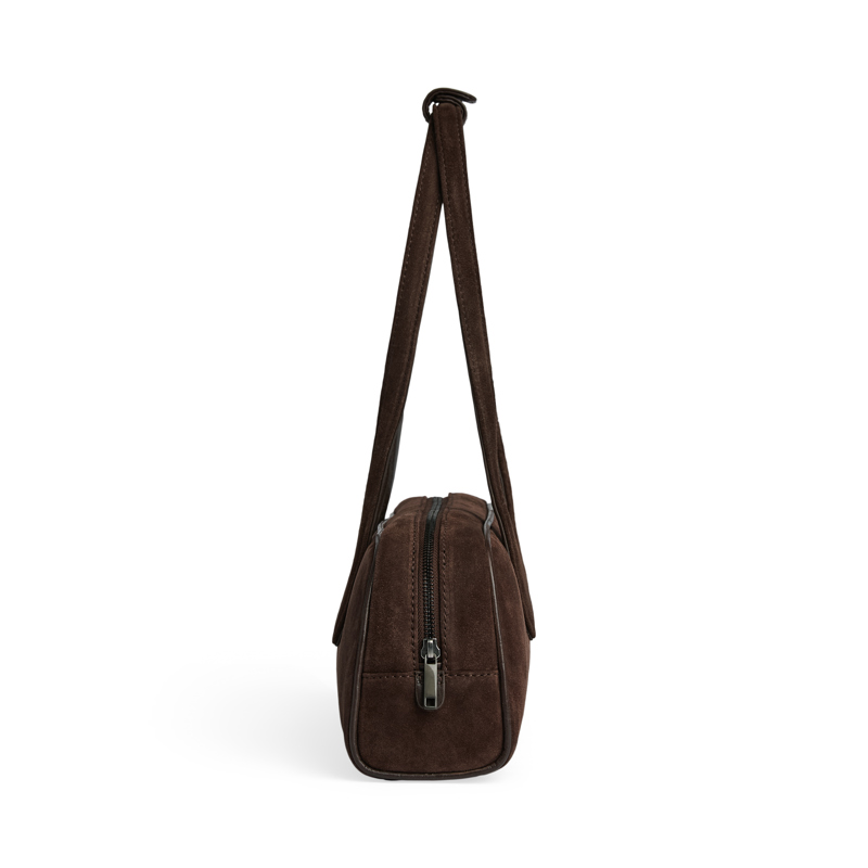 MARKBERG Axelväska EdenaMBG Suede M. Brun 4