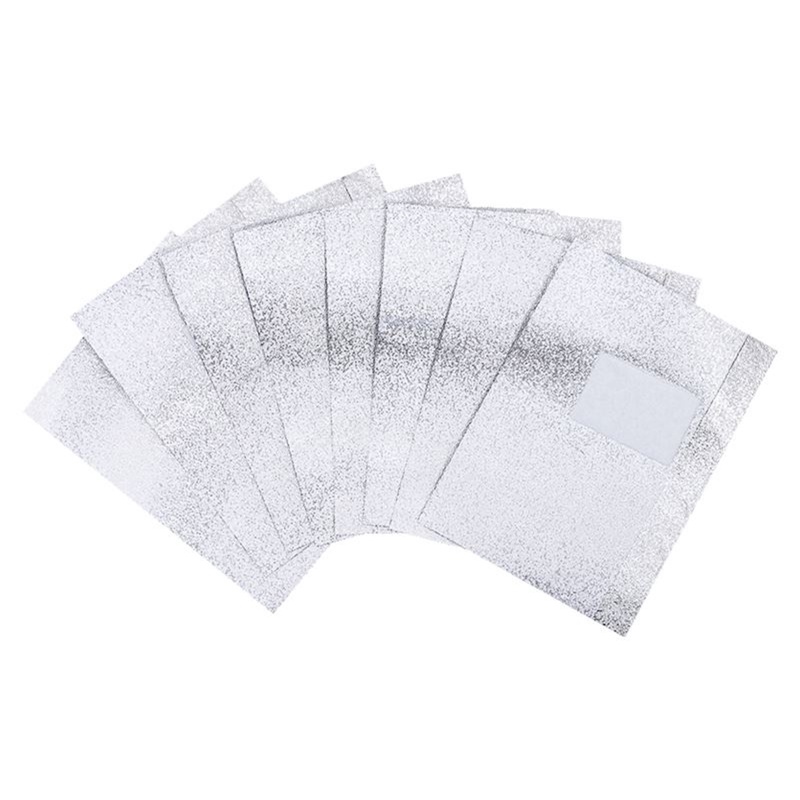 UNIQ Negle Soak Off Wraps Sølv 1