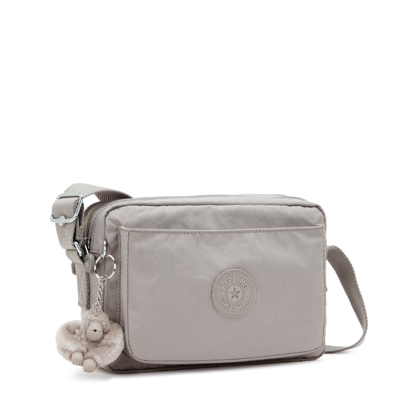 Kipling Crossbody Abanu M Lysegrå 5