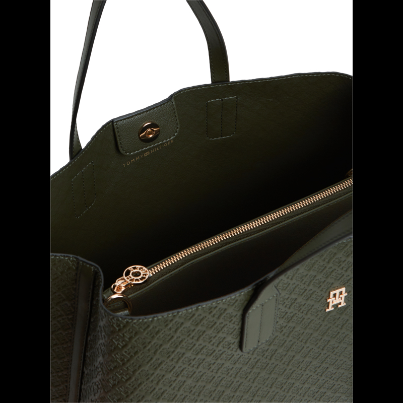 Tommy Hilfiger Håndtaske Satchel Thicon Grøn 5