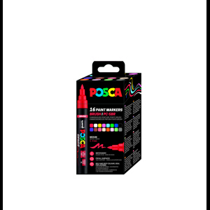 POSCA Pennor POSCA PC-5BR 16-pack Multi