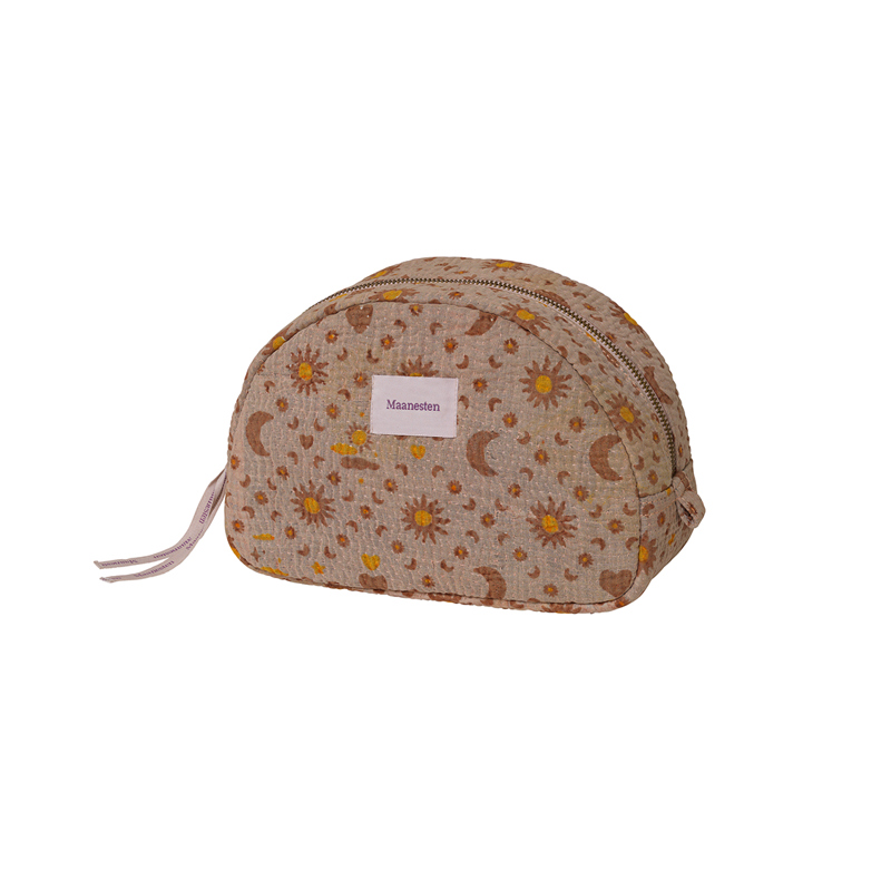 Maanesten Toilettaske M Rose Moon & Sun Orange brun 1