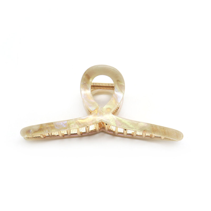Conmé Hårklemme Rina Hvid/Guld 1