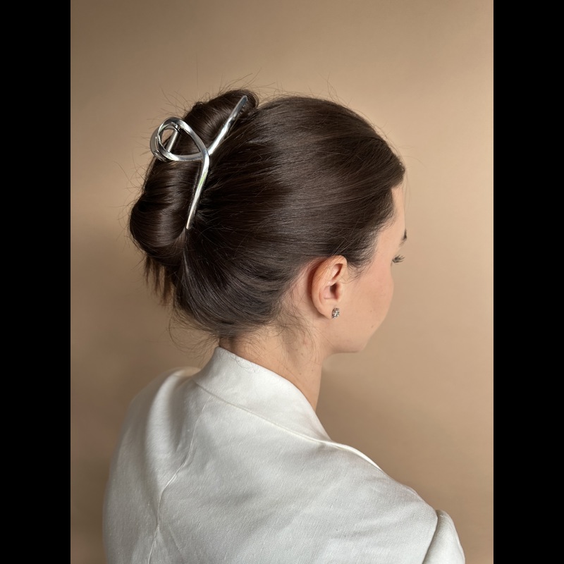 Conmé Hårklemme Laura Silver Sølv 2