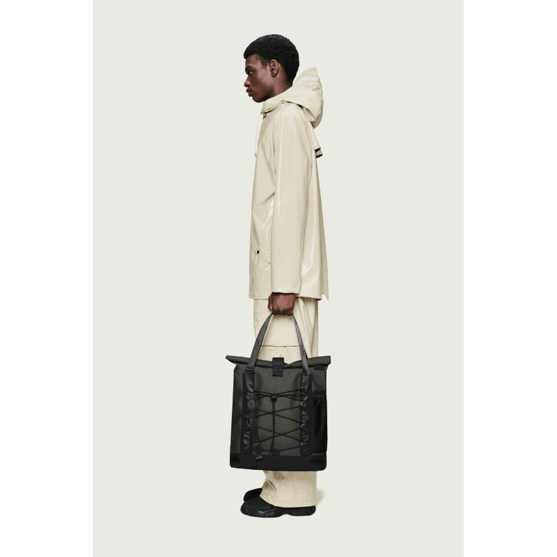 RAINS Tote Bag Trail Rolltop W3 Grøn 2