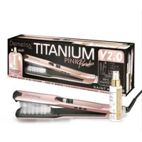 Demeliss Dampglattejern Titanium V2.0 Pink/guld 1