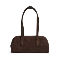 MARKBERG Axelväska EdenaMBG Suede M. Brun 1