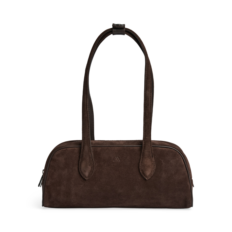 MARKBERG Axelväska EdenaMBG Suede M. Brun 1