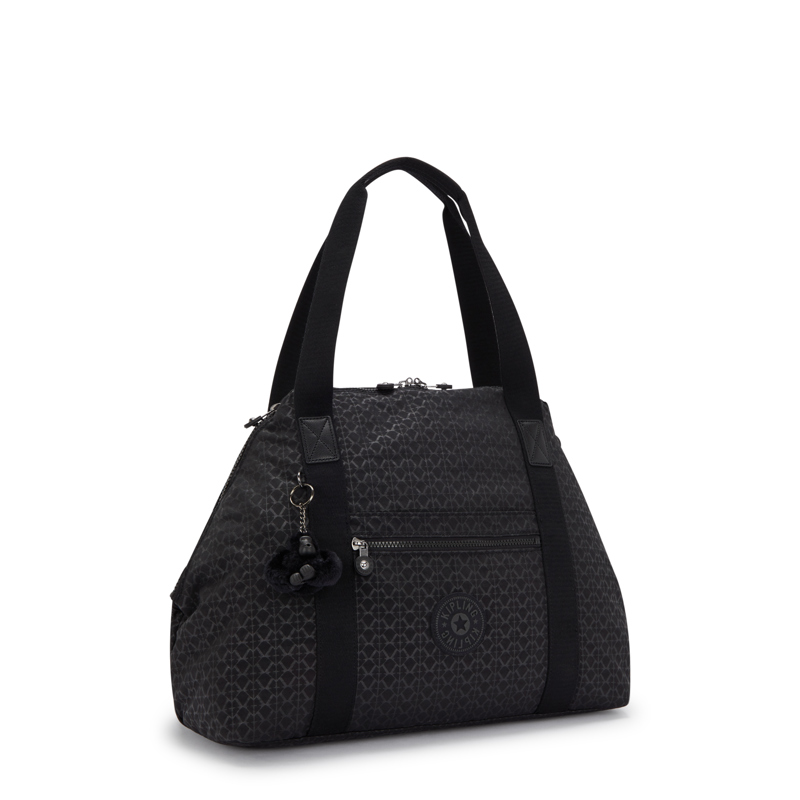 Kipling Shopper Tote Svart med mönster 5