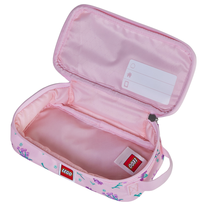 LEGO Bags Penalhus Flowers Rosa 3