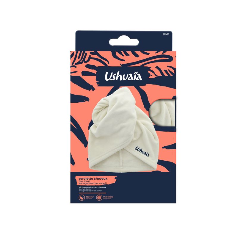Ushuaia Hårhåndklæde i mikrofiber Beige 3
