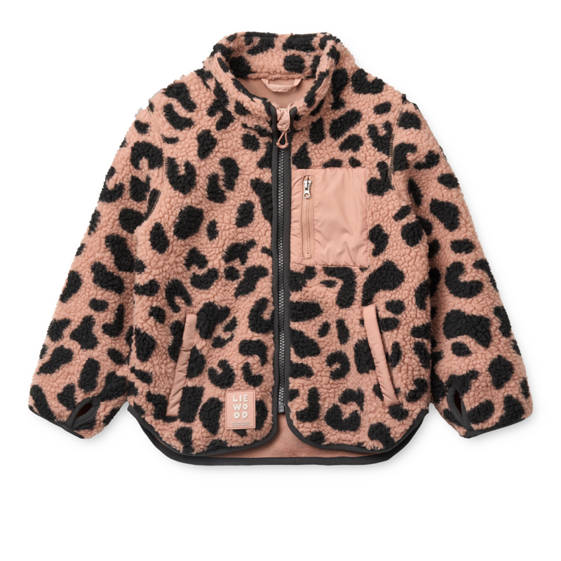 LIEWOOD Fleecejacka Nolan Leopard 4 år, 104 cm 1