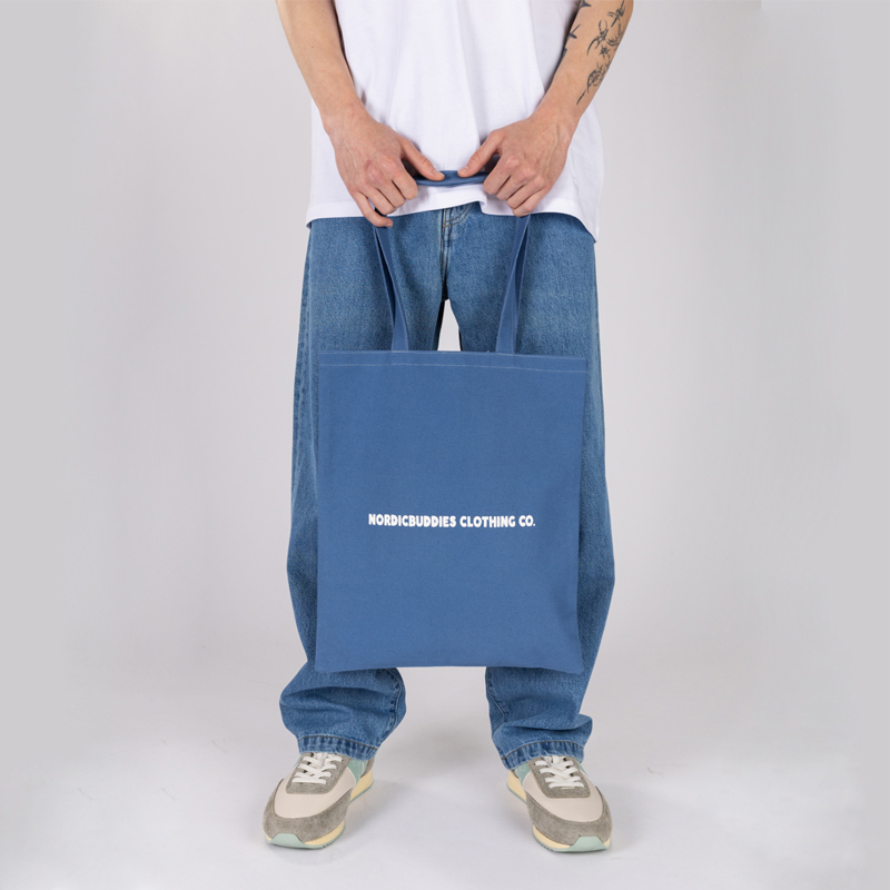 Nordic Buddies Tote Bag Mumintroll M. blå 4
